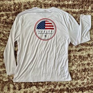 Men’s HURLEY USA 🇺🇸 Long Sleeve Shirt- 2XL